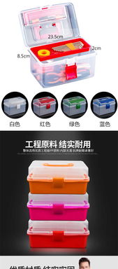 多功能大號(hào)醫(yī)藥箱 家庭急救與收納的理想之選